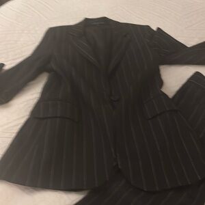 Theory vintage brown pin striped suit!